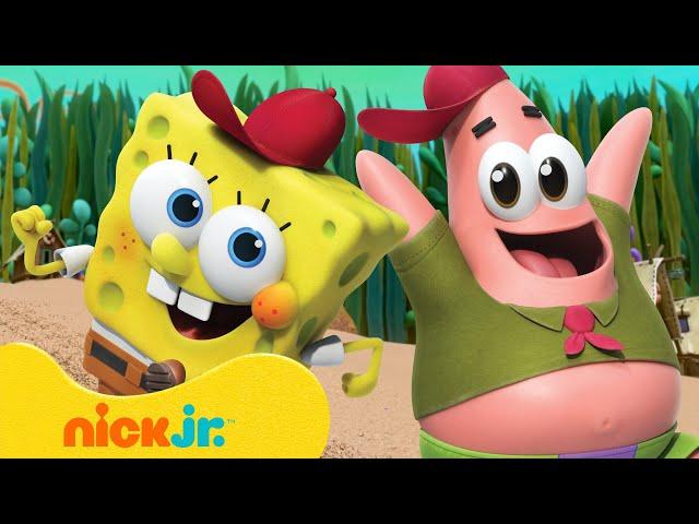 SpongeBob's Kamp Koral Summer Adventures!  10 Minute Compilation | Nick Jr.