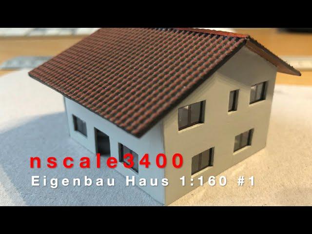 nscale3400 "Model House Construction 1:160 #1"