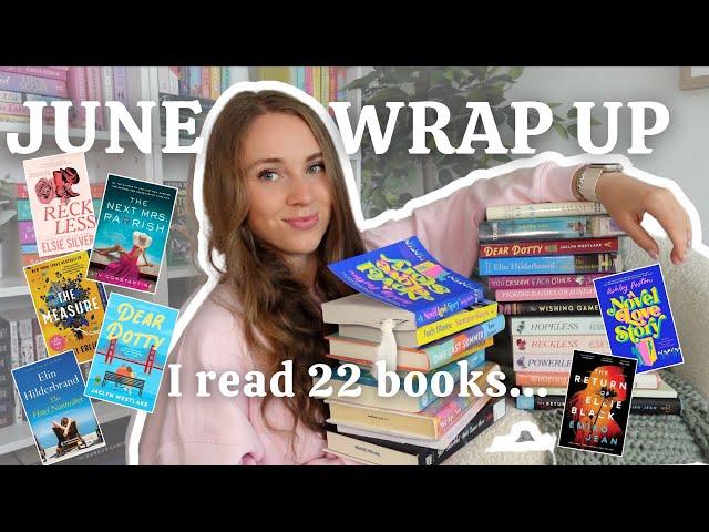 the 22 books I read in June ⭐️ *monthly reading wrap up*