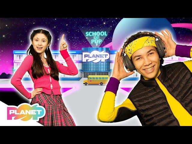  School Items Song | ESL Kids Songs | English For Kids | Planet Pop | Learn English