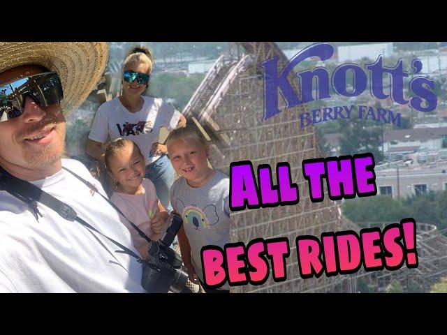 We rode the best rides Knott's Berry Farm! (Khallie Stayed Home)