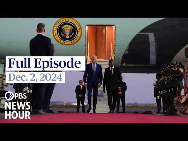 PBS News Hour full episode, Dec. 2, 2024