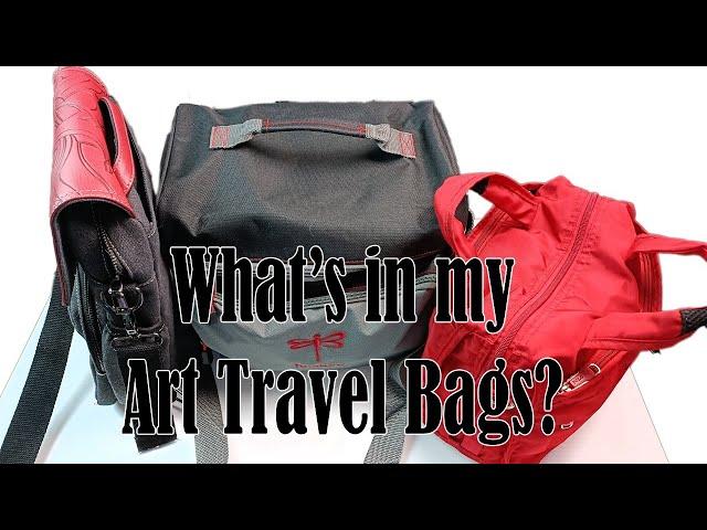 What's In My Art Travel Bags? 2024 Road Trip Edition