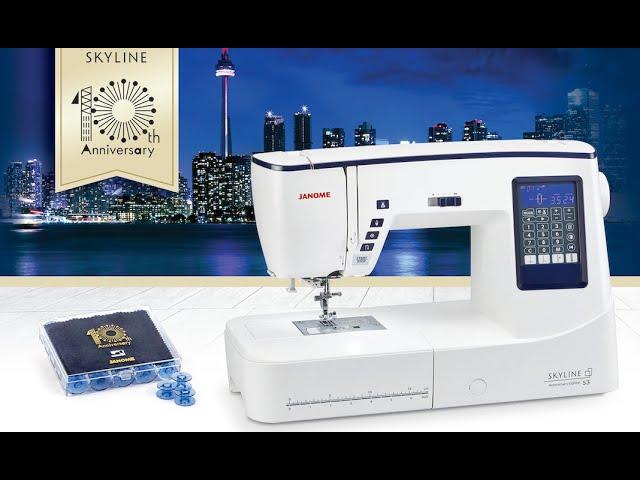 What's New! Janome Skyline S3 Anniversary Edition