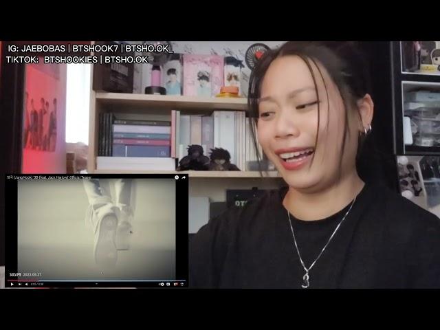 JUNGKOOK "3D" TEASER REACTION. (this is too much teasing)