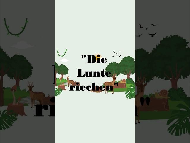 "Die Lunte riechen" - Jägersprache am Morgen 