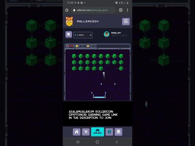 CRYPTONOID. rollercoin simulator.play games and earn crypto.link in the description.