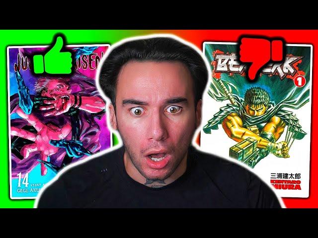 Reacting to MANGA COVERS for THE FIRST TIME