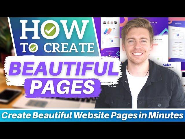 How To Create Beautiful Website Pages in Minutes with Divi (Divi Theme Tutorial)