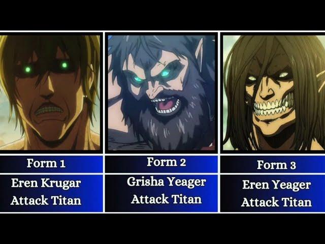 All Titan Shifters in Attack on Titan (Including Summoned Titans of Ymir....) #anime #attackontitan