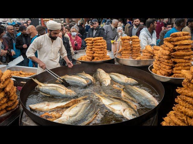 500KG FISH PAKORA SOLD DAILY | CRISPY FISH PAKODA RECIPE | PESHAWAR STREET FOOD PAKORA FAROSH