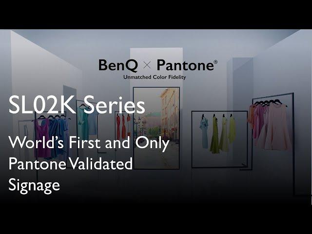 BenQ Pantone Validated SL02K Series Digital Signage - SL4302K/SL5502K/SL6502K/SL7502K/SL8502K