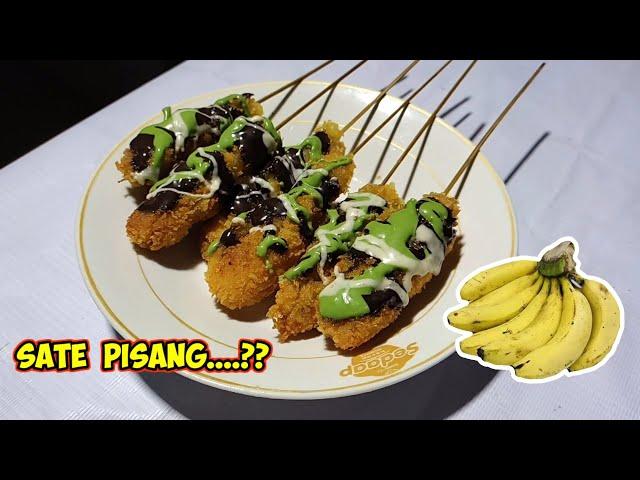 PISANG di bikin SATE ?? Kreasi jajanan dari pisang | jajanan SATE PISANG | sam galeri