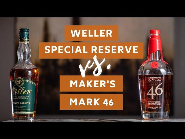 Weller Special Reserve vs Maker's Mark 46 BLIND COMPARISON | Which Is The BETTER Wheated Bourbon?