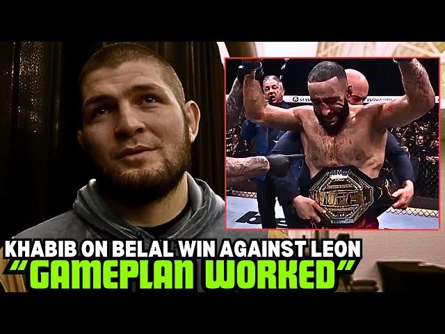 Khabib Nurmagomedov REACTS To Belal Muhammad Winning Against Leon Edwards