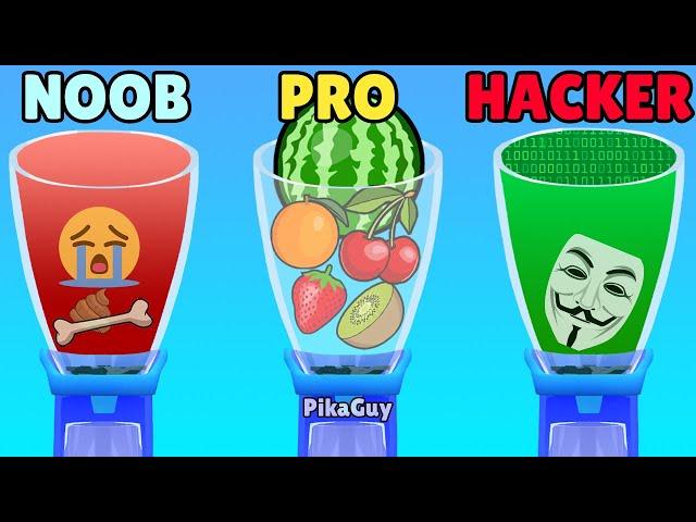 NOOB vs PRO vs HACKER in Blend It 3D