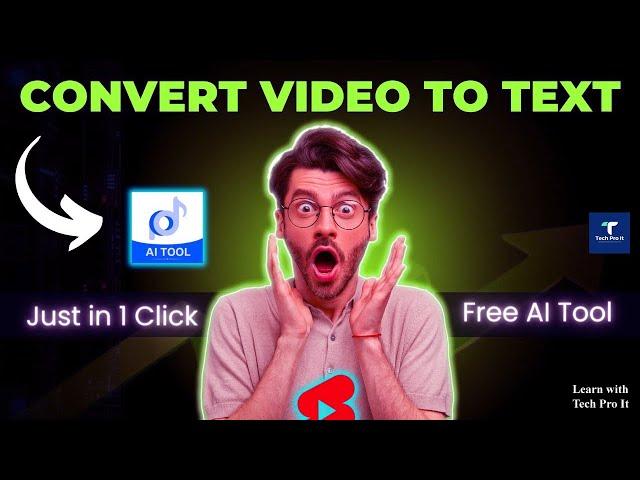 Video To Text Converter FREE YouTube Video To Text Converter