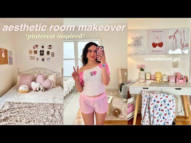 AESTHETIC ROOM MAKEOVER ⭐️ *pinterest inspired*