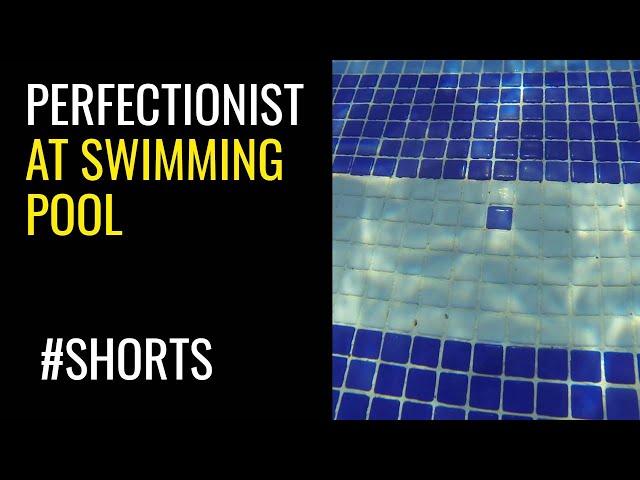 Man screams at pool tiles #shorts