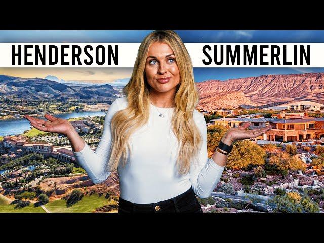 Henderson vs Summerlin: The Best Las Vegas Community to Live