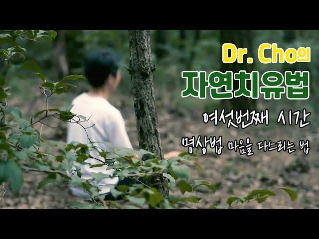 [닥터조의 자연치유법]명상법, 유익한 마음으로 현재에 집중하는 것