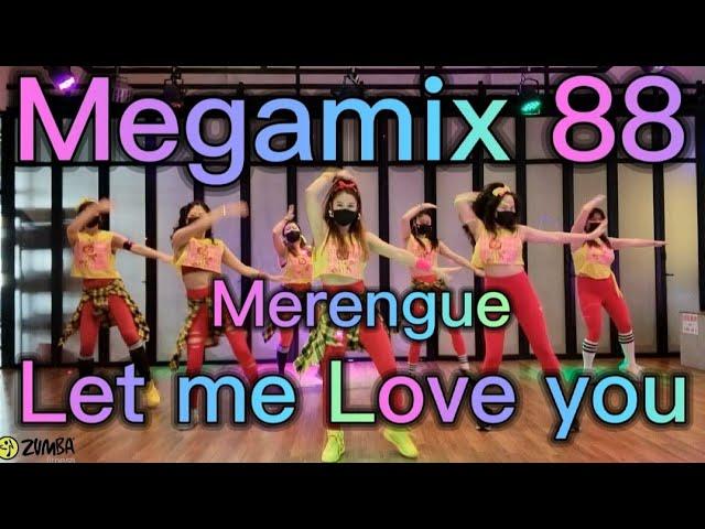 @zumbajini Megamix 88| Let me Love you| Merengue|choreo by jini |부산줌바| zumba|줌바댄스|줌바 메렝게|창작안무