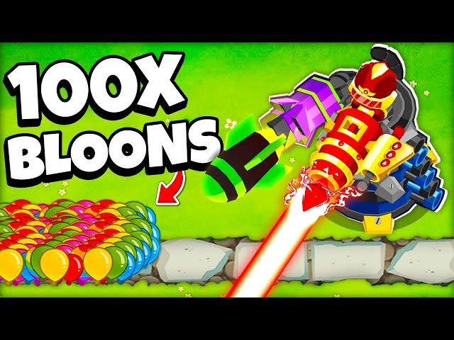 100x Bloons vs 5-5-5 Towers (Bloons TD 6)