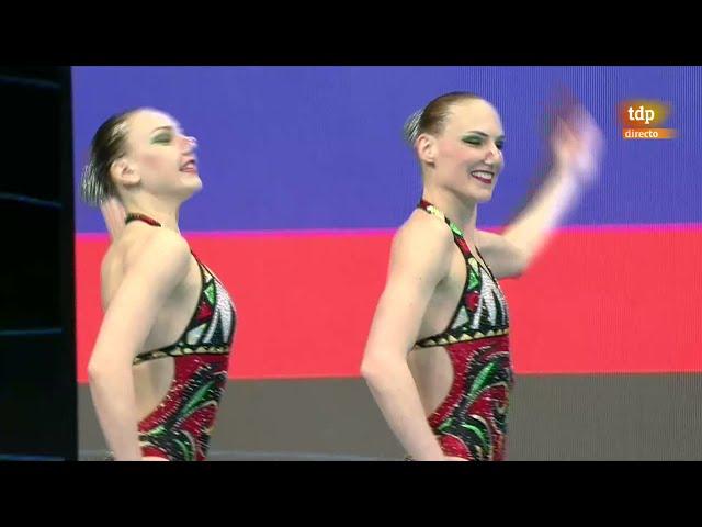 Svetlana KOLESNISHENKO / Svetlana ROMASHINA RUS Duet Technical Final 2021 European Championships