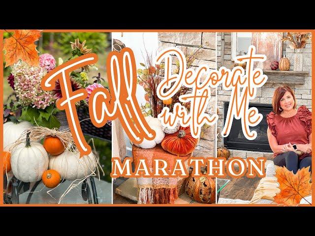 NEW FALL DECORATE WITH ME MARATHON | FALL DECOR | COZY FALL DECORATING IDEAS & STYLING INSPIRATION