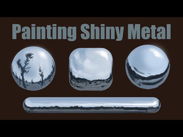 How to paint a Metal or Reflections