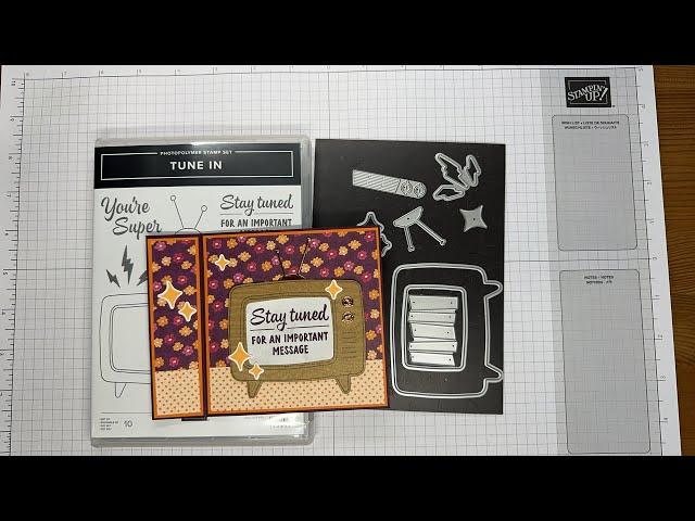 Stampin’ Up! Tune In Birthday Card Tutorial #diy #handstampedcards #papercraft #designerseriespaper