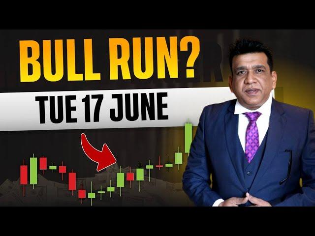 Nifty prediction for tomorrow & bank nifty analysis for tuesday 17/6/2025