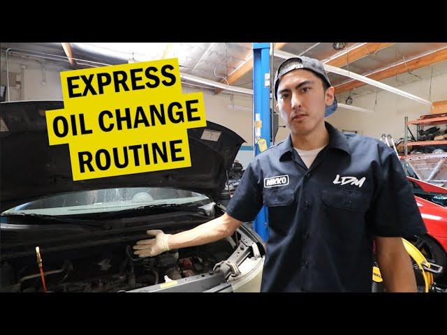 TOYOTA EXPRESS LUBE TECH ROUTINE
