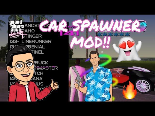 How to install Car Spawner mod in Gta Vice City PC |SCHOOL OF GAMING|