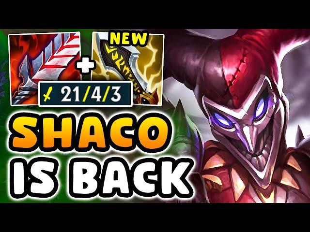 SHACO JUNGLE IS THE MOST BROKEN JUNGLER IN THE GAME RIGHT NOW!