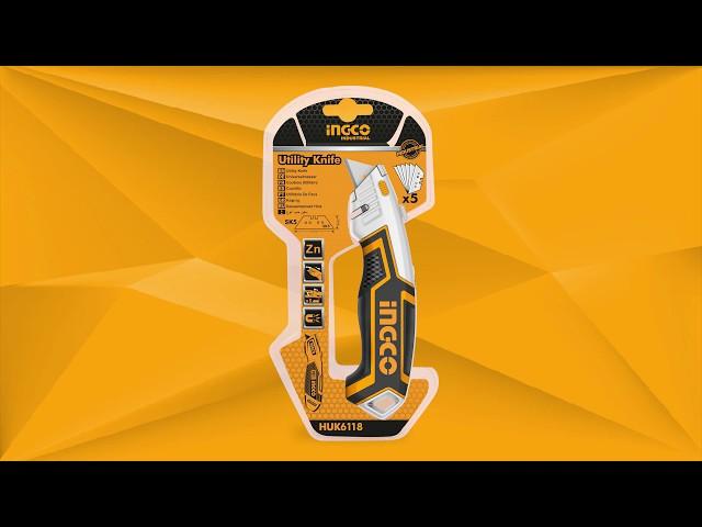 INGCO Utility knife HUK6118