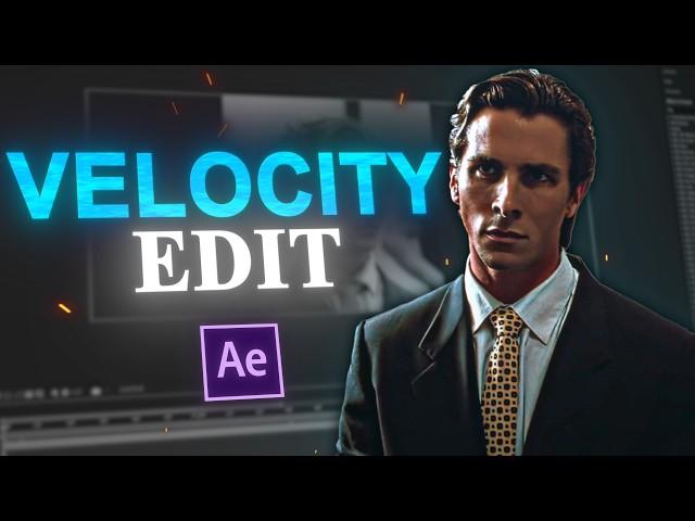 HOW TO: Make a Velocity Edit I After Effects Tutorial