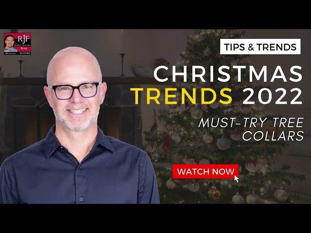 Christmas Tree Trends 2022 | Christmas Tree Collars | Christmas Decoration Ideas | Interior Design