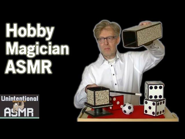 Unintentional ASMR 🪄 Relaxing Magician with great Props