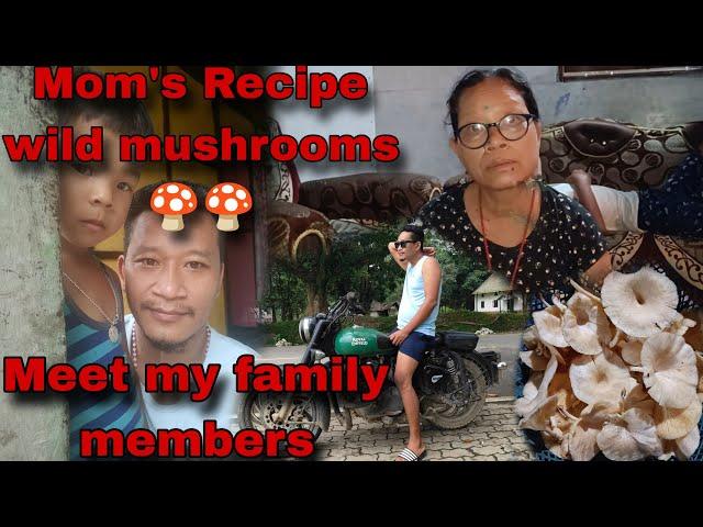 wild mushrooms  village style || meet my family || @SurajCooksVlogs