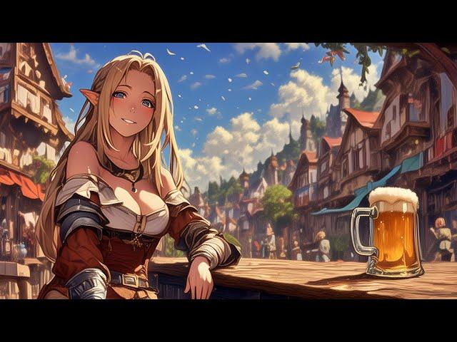 Relaxing Fantasy Medieval Music - Sunday in Tavern, Fairytale Bard Ambience, Soothing Game Music