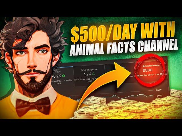 How I Make Viral Animal Facts Faceless Youtube Automation Channel ( $500/Day)