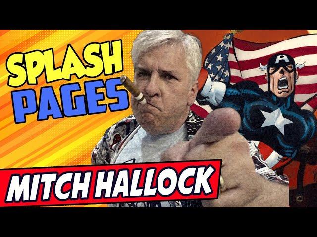 Mitch Hallock & Captain America on Splash Pages Comic Book Club