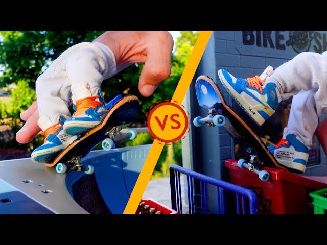 Street vs Skatepark: Which is Better for Fingerboarding?