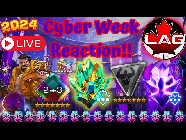 Cyber Week/Black Friday Live Crazy Deals Reaction & Review! Come Hangout! Historic Day For MCOC!!