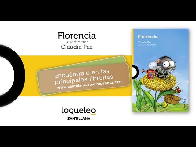 Book trailer: Florencia, de Claudia Paz