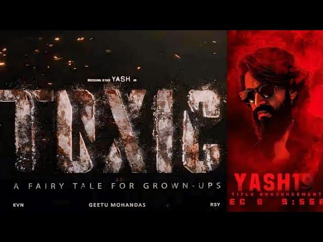 Toxic | New South Movie Full Action Movie | YASH letest south movie