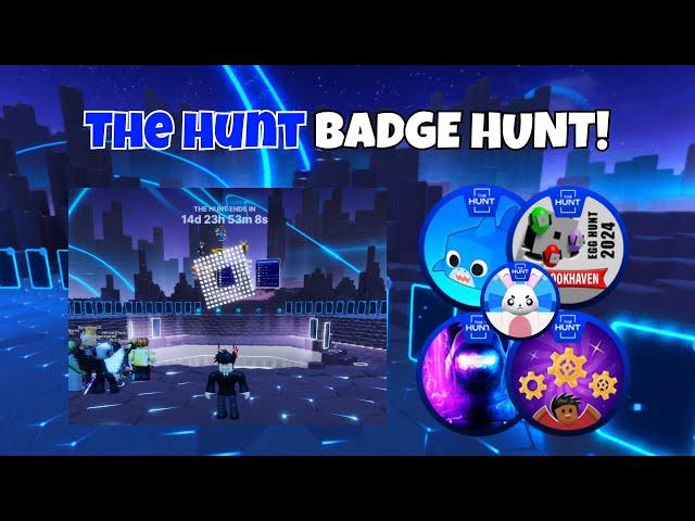 COMPLETING THE HUNT IN ROBLOX + BADGES!