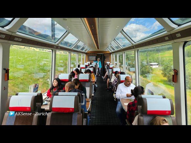 The Glacier Express Train Switzerland | Summer Season Train Journey - Part 1 | 4K 60p