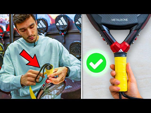 HOW GALAN CUSTOMIZES HIS RACKET? (NEW ADIDAS METALBONE) - the4Set